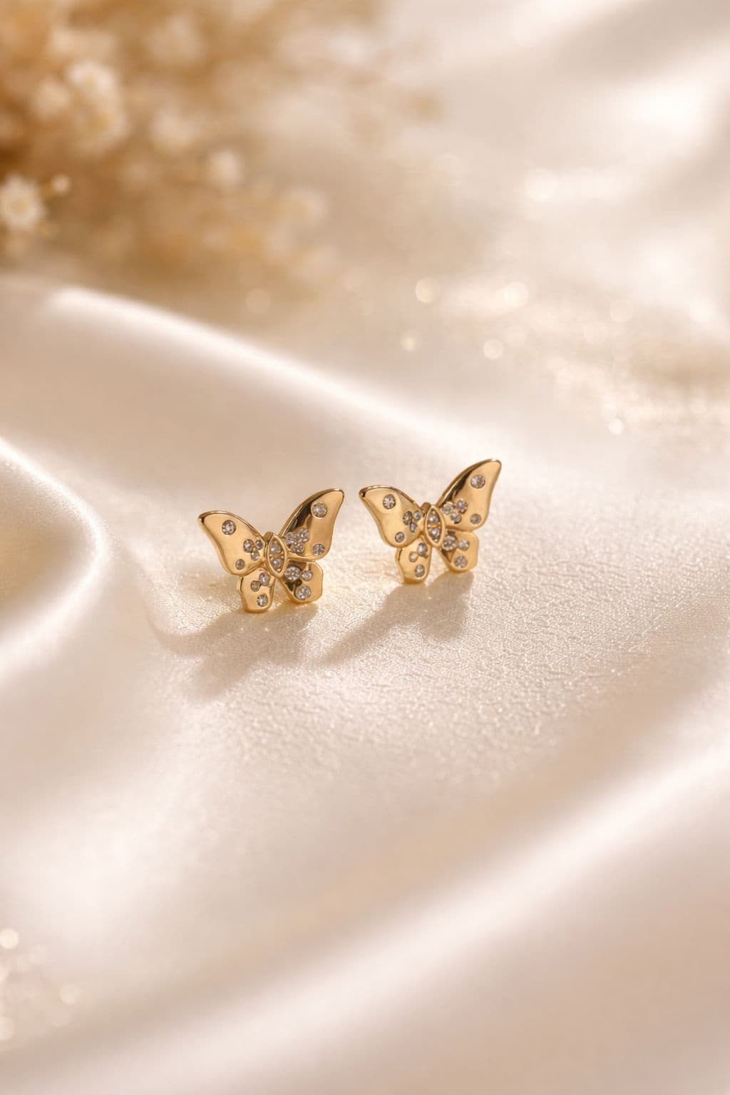 Papillon Crystal Studs