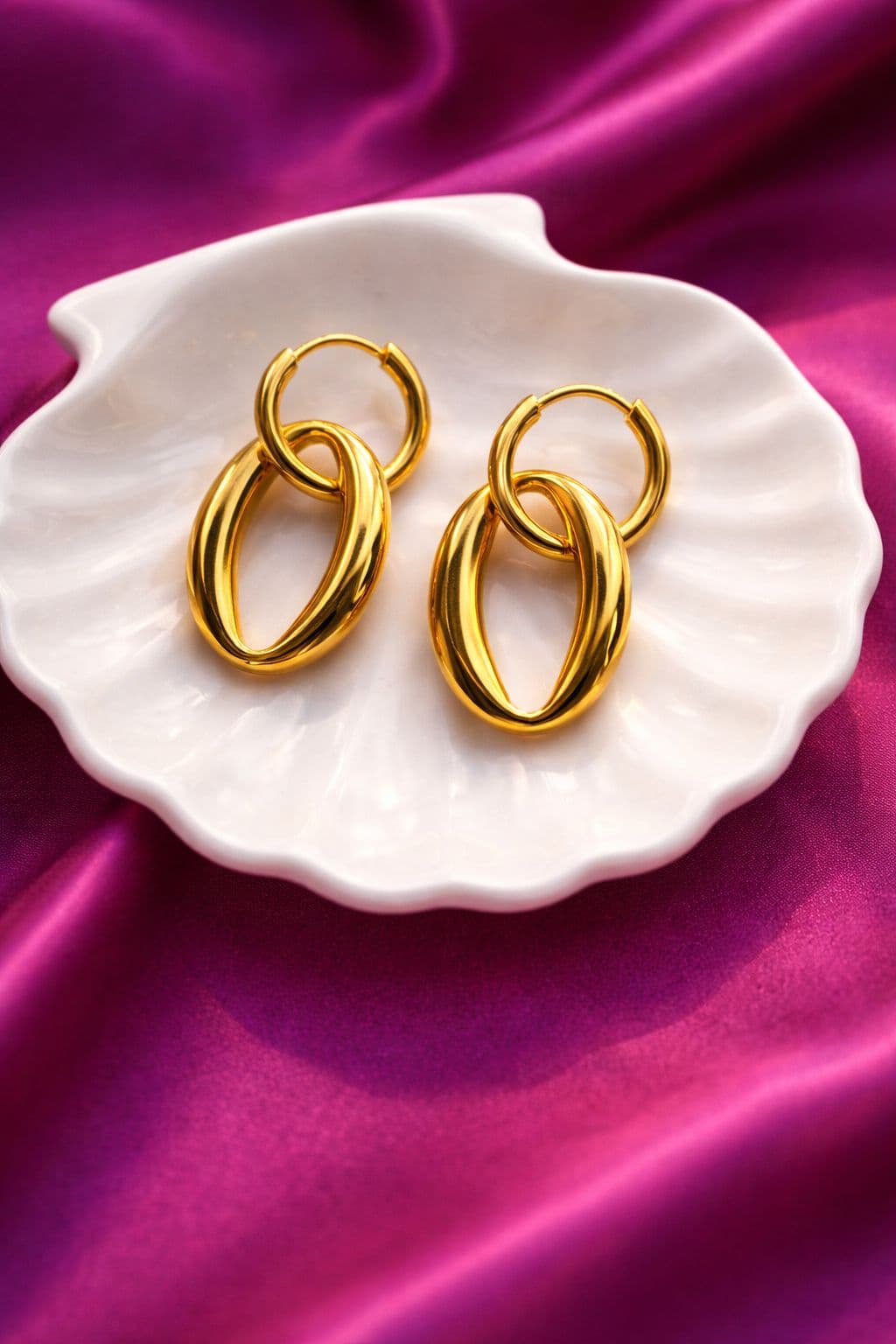 Twist Drop Hoops