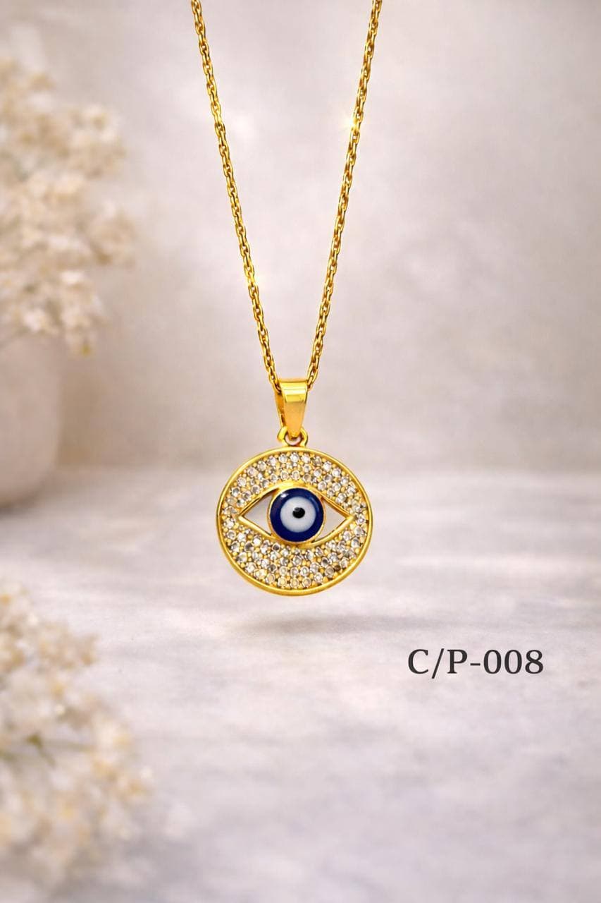 Oeil Pavé Pendant