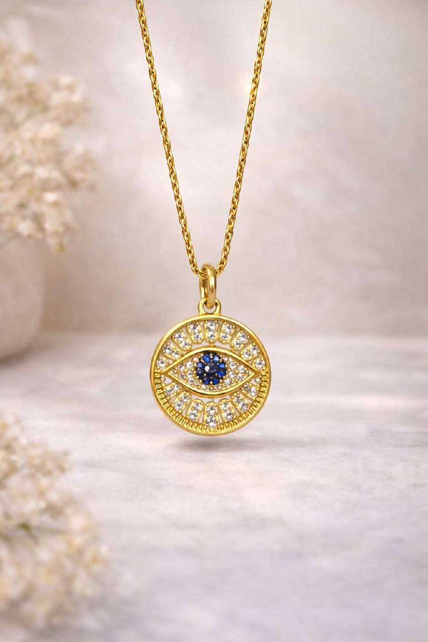 Oeil Médaillon Pendant